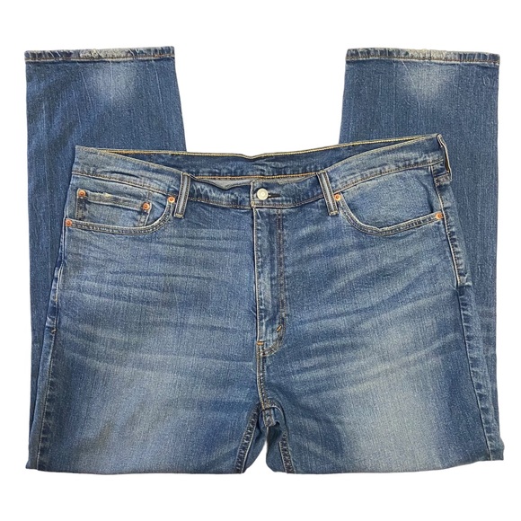 Levi’s 541 Athletic Taper Stretch Distressed Jeans Blue - Picture 2 of 13